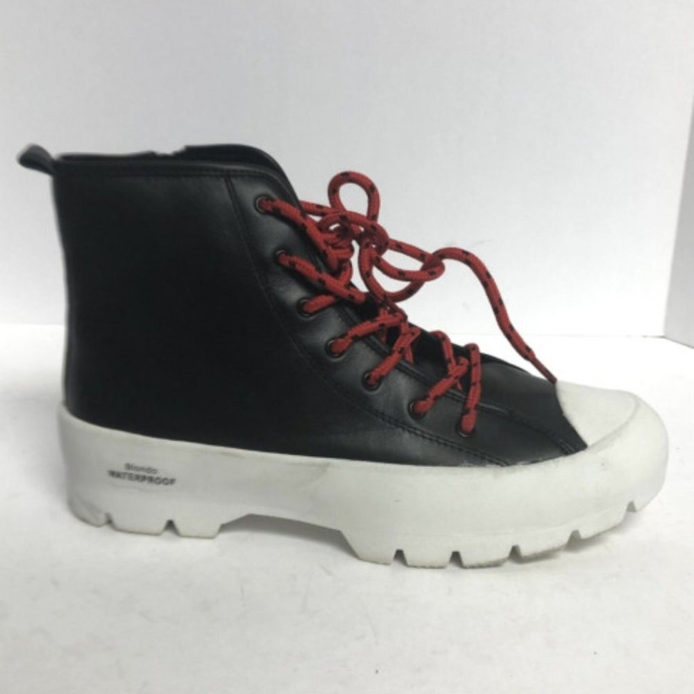 Blondo Womens Gypsey Boot Black Leather Size 8.5 M